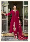 Gitanjali By Karissa Mal Chanderi Anarkali Kurti Set Wholesale Market In Surat